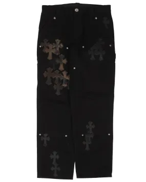 1 of 1 Cross Patch Double Knee Carpenter Pants