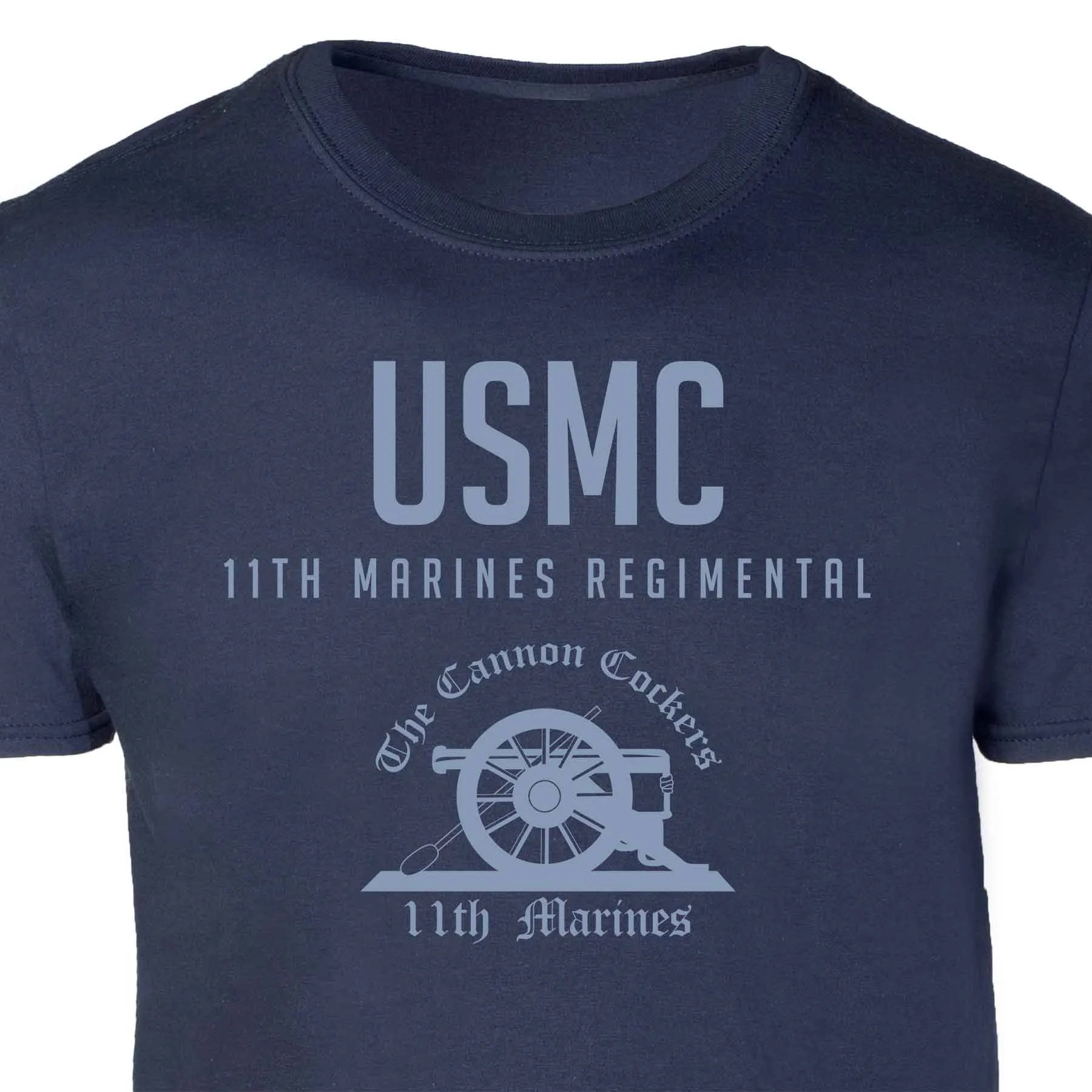 11th Marines Regimental Tonal Patch Graphic T-shirt