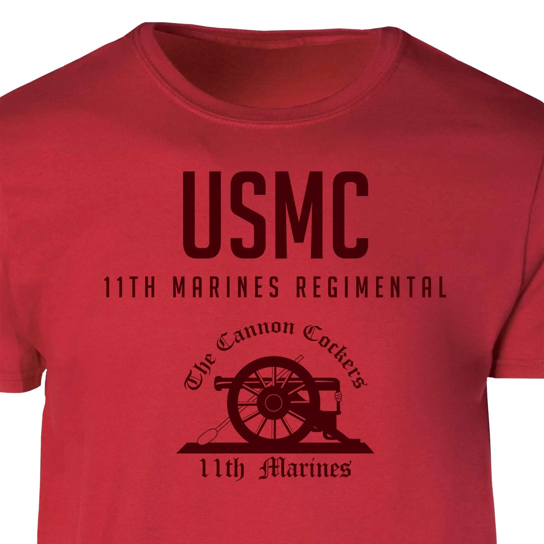 11th Marines Regimental Tonal Patch Graphic T-shirt