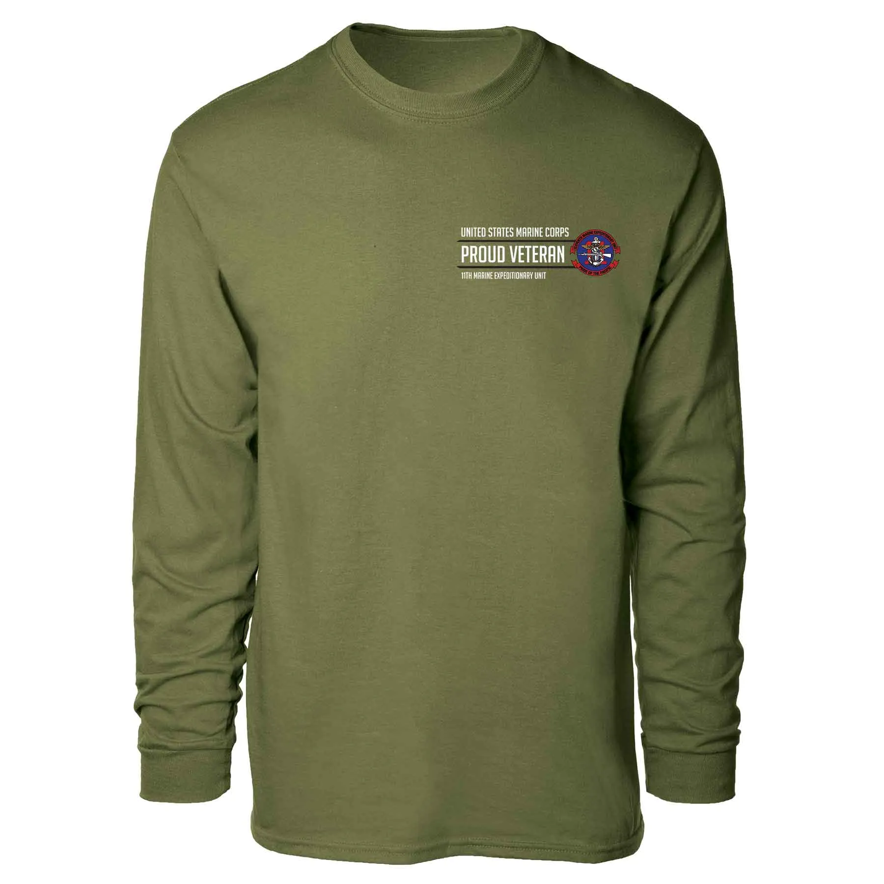 11th MEU Pride Of The Pacific Proud Veteran Long Sleeve T-shirt