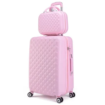 14 20 22 24 28Inches(Sold By 2 Pieces Set) Abs Pc Hardside Trolley Luggage