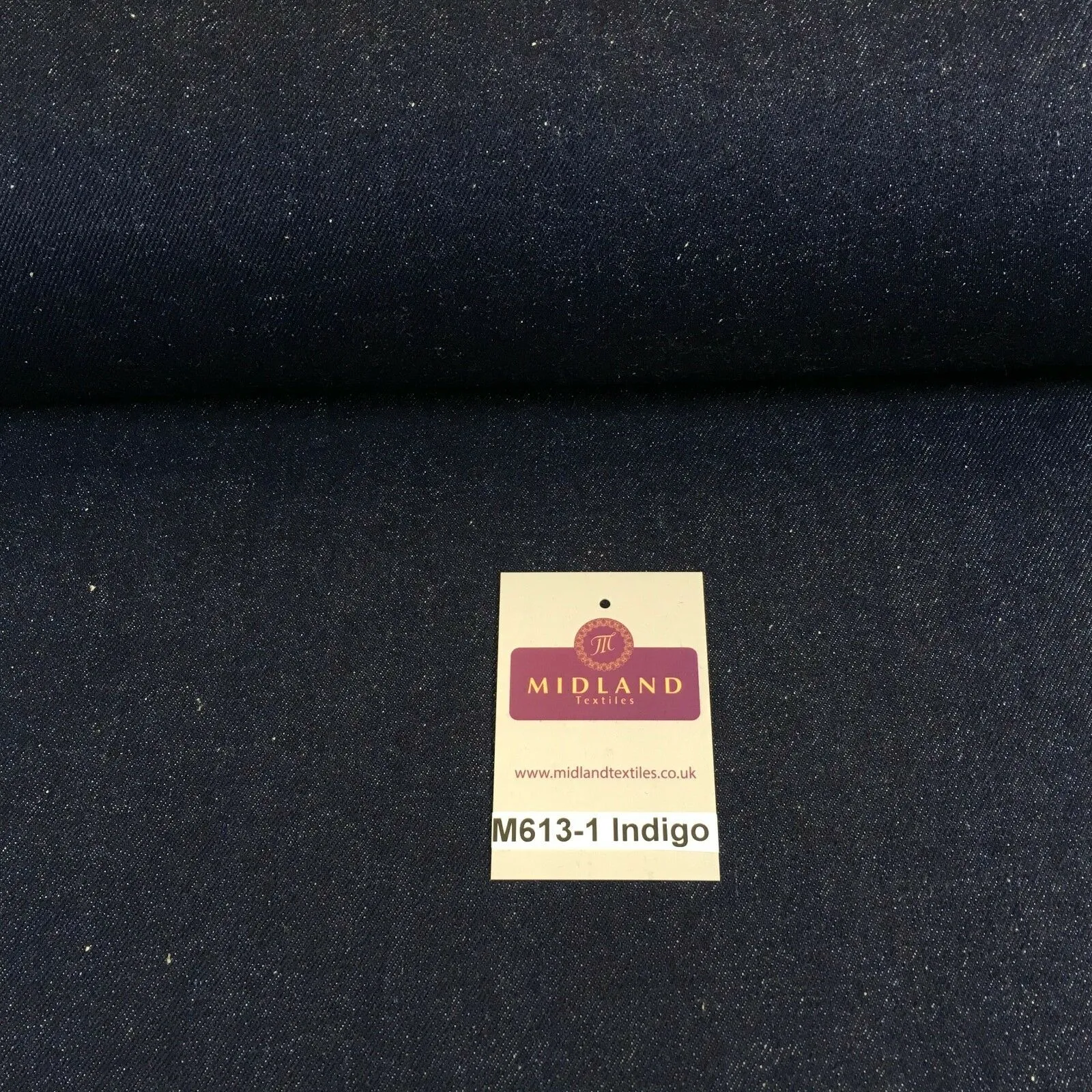 14oz Heavyweight Denim indigo Blue Heavyweight 100% Cotton Fabric 58" M613 Mtex