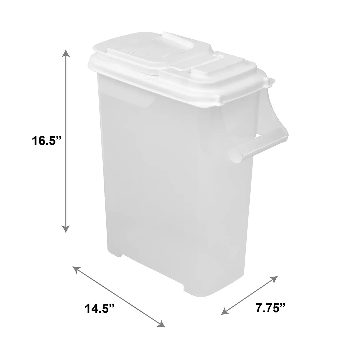 16 QT. Bird Seed Storage Dispenser 00083