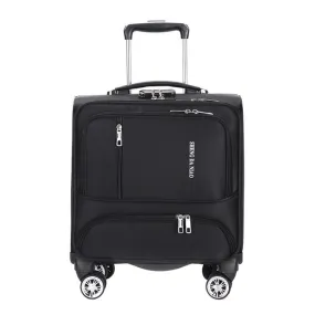 18 Inch Waterproof Oxford Suitcase Trolley Luggage Business Trolley Case Men'S Suitcase Women