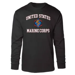 1st Battalion 4th Marines USMC Long Sleeve T-shirt