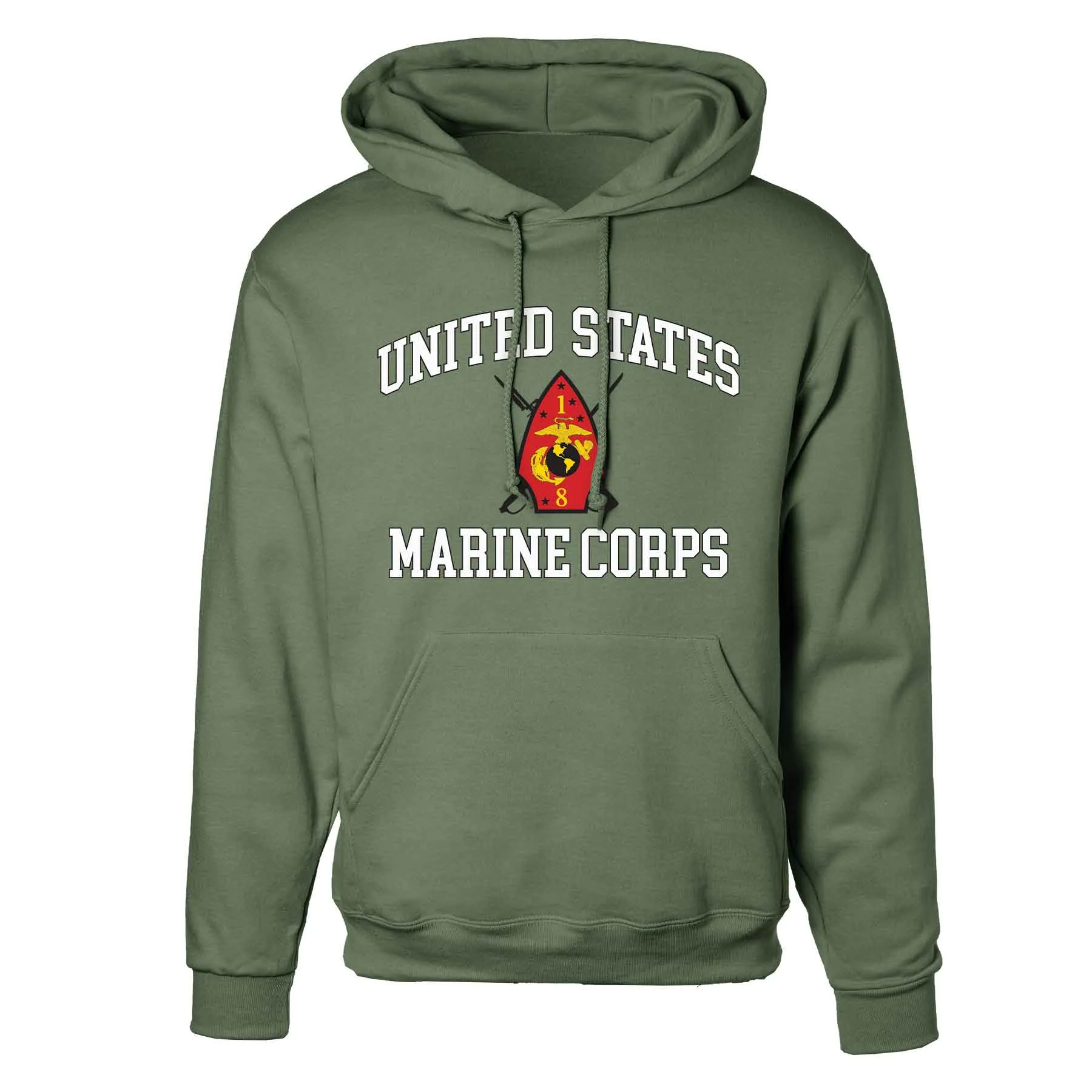 1st Battalion 8th Marines USMC Hoodie