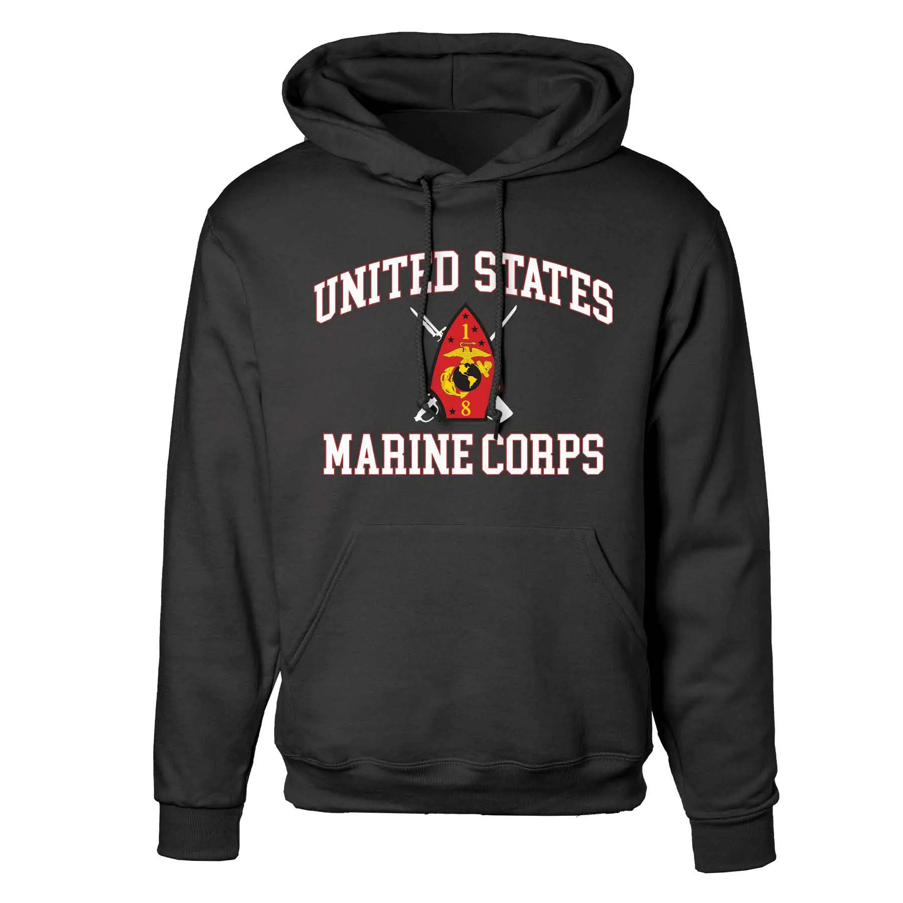 1st Battalion 8th Marines USMC Hoodie