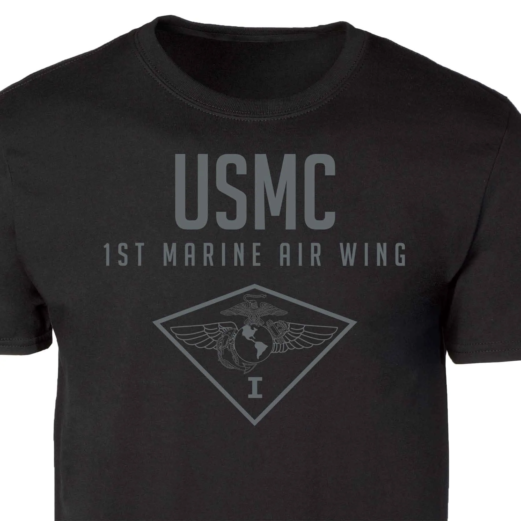 1st Marine Air Wing Tonal Patch Graphic T-shirt