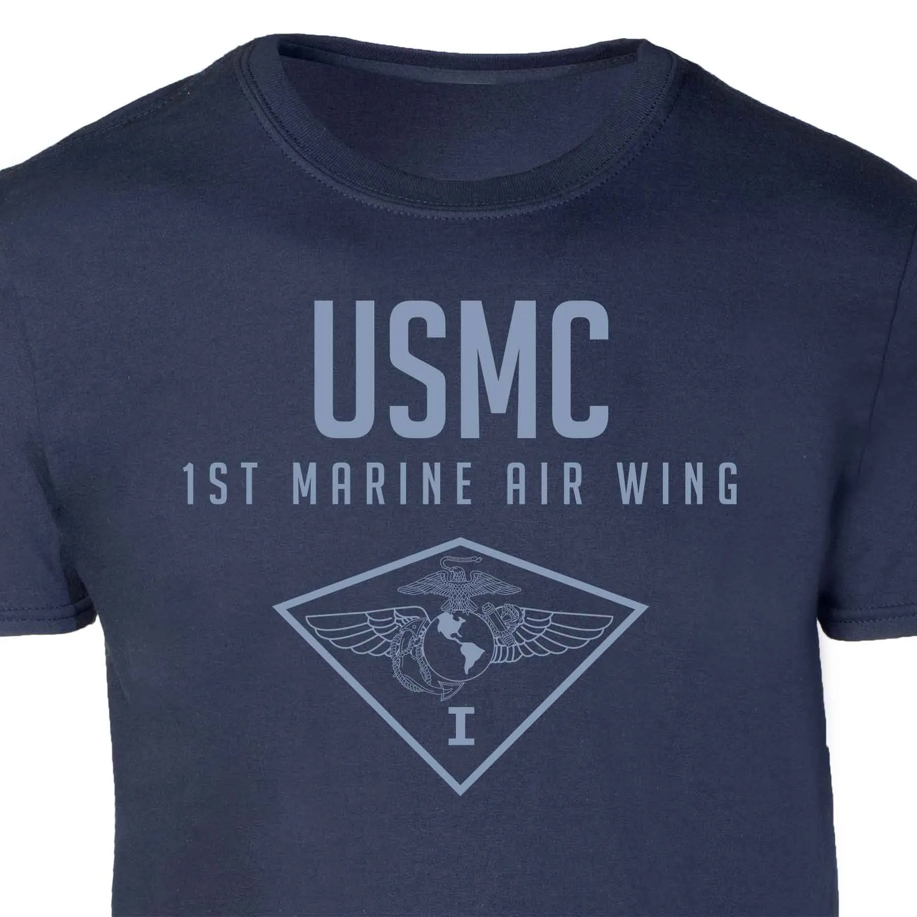 1st Marine Air Wing Tonal Patch Graphic T-shirt