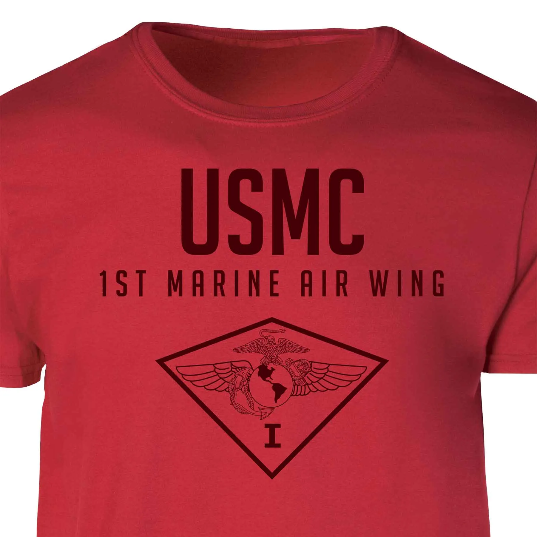 1st Marine Air Wing Tonal Patch Graphic T-shirt