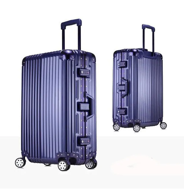 20''22''24''26''29'' Classic Rolling Luggage Aluminium Frame Trolley Solid Travel Cabin Women