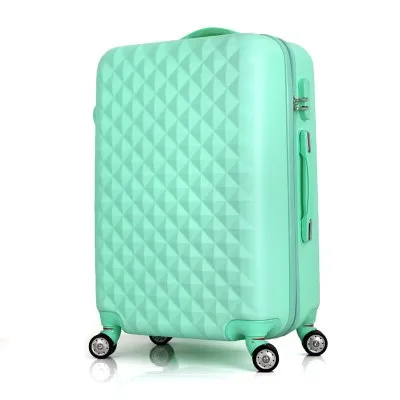 20/24 Inches Abs Girl Students Spinner Trolley Case Child Travel Business Luggage Combination