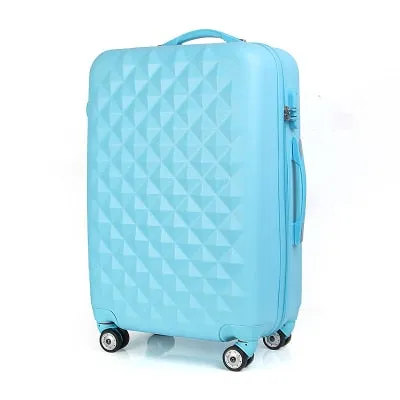 20/24 Inches Abs Girl Students Spinner Trolley Case Child Travel Business Luggage Combination