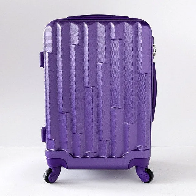 20/24 Inches Candy Color Girl Students Spinner Trolley Case Child Travel Business Luggage