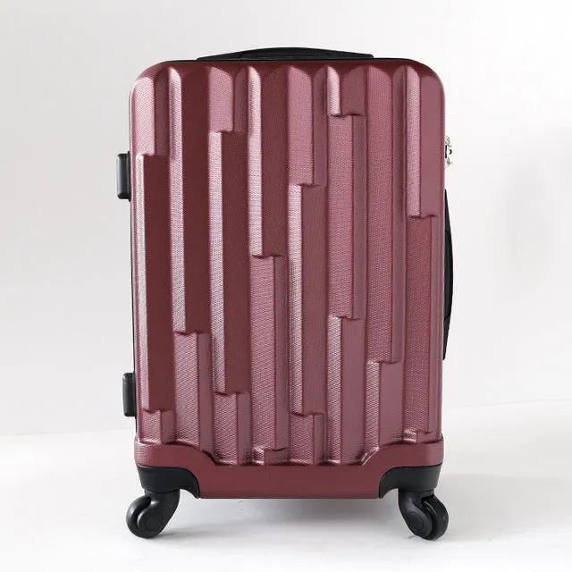 20/24 Inches Candy Color Girl Students Spinner Trolley Case Child Travel Business Luggage