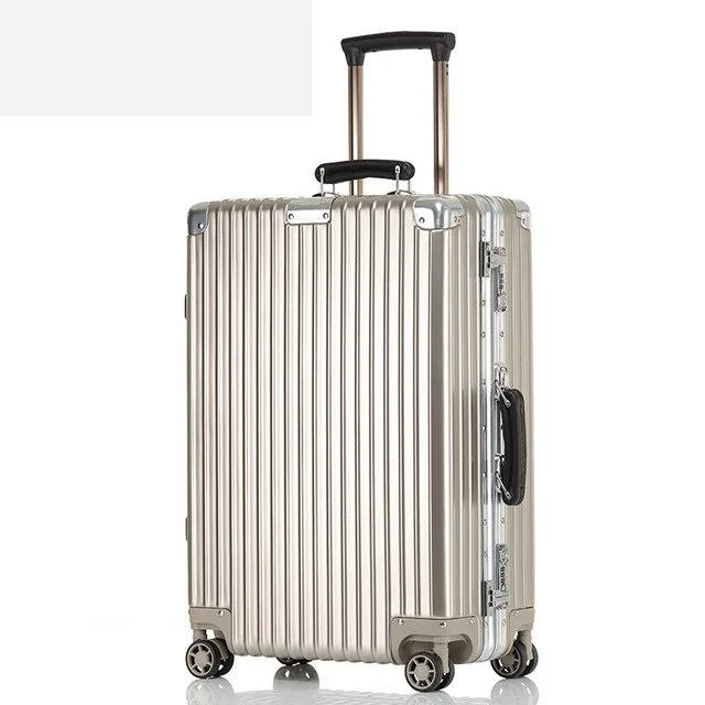 20''24''26'' 29'' Women Travel Rolling Luggage Aluminum Frame Checked Boarding Cabin Case Spinner