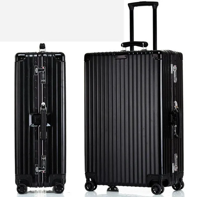 20''24''26'' 29'' Women Travel Rolling Luggage Aluminum Frame Checked Boarding Cabin Case Spinner