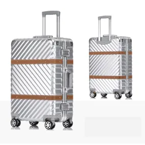 20''24''26'' 29'' Women Travel Rolling Luggage Aluminum Frame Checked Boarding Cabin Case Spinner