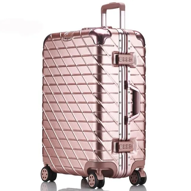 20''24''26''29'' Aluminum Rolling Luggage Spinner Travel Suitcase Tsa Lock Cabin Luggage Women