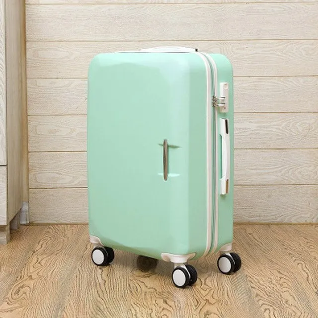 20"22"24"26"Carry-On Trolley Suitcase With Wheels Girl And Kids Pink Cute Luggage Travel Bag