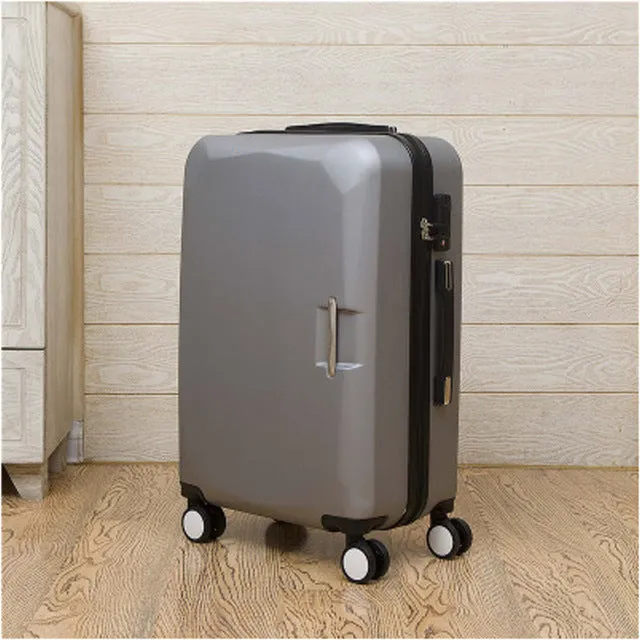 20"22"24"26"Carry-On Trolley Suitcase With Wheels Girl And Kids Pink Cute Luggage Travel Bag