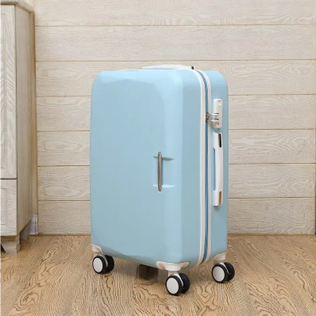 20"22"24"26"Carry-On Trolley Suitcase With Wheels Girl And Kids Pink Cute Luggage Travel Bag