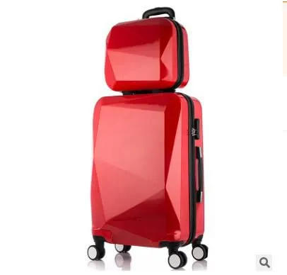 20"24" Inch Women Travel Luggage Trolley Suitcase Luxury Brand Boarding Case Rolling Luggage Case