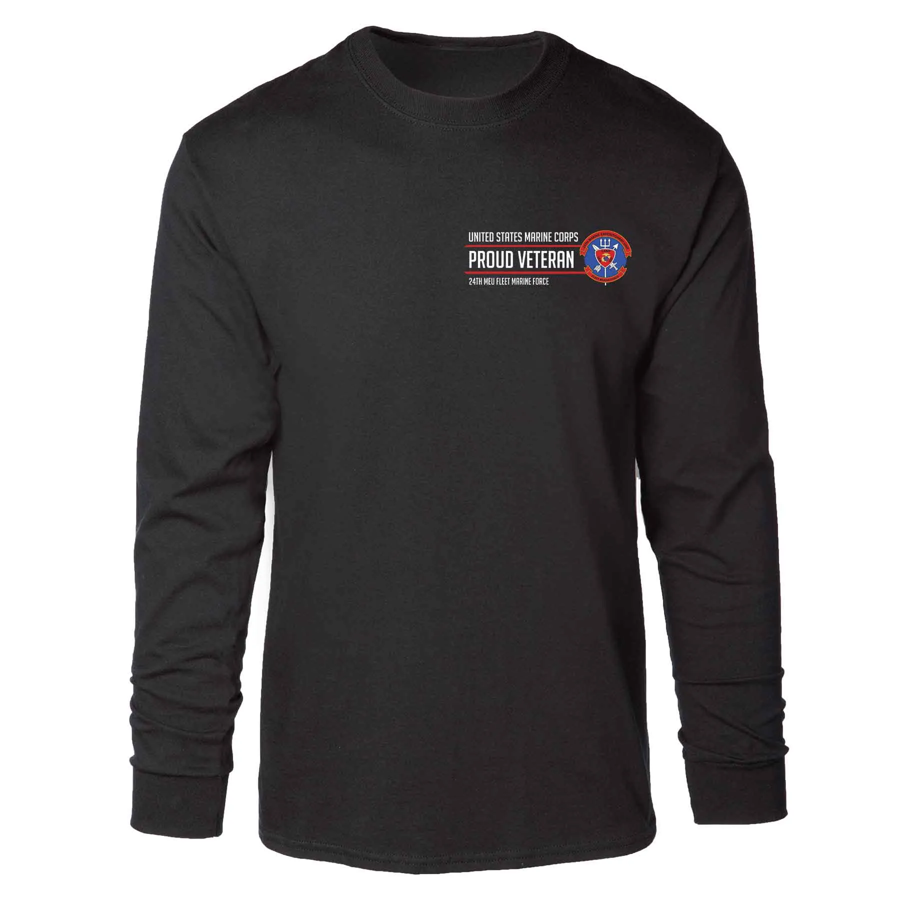 24th MEU Fleet Marine Force Proud Veteran Long Sleeve T-shirt