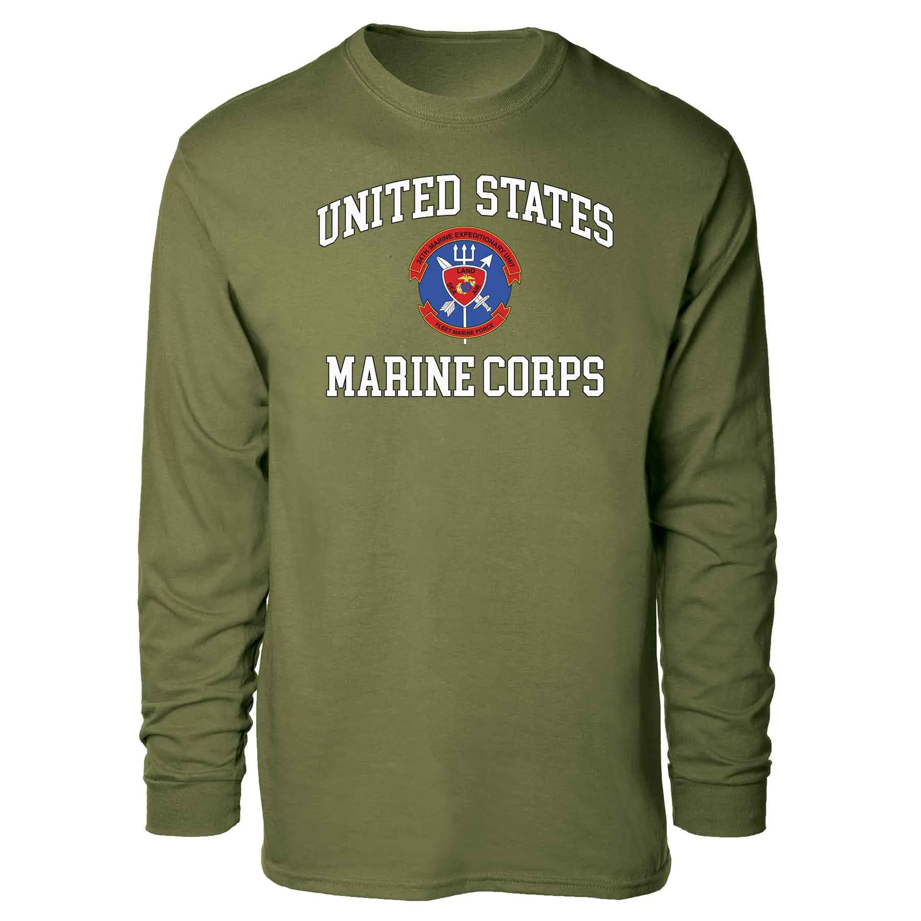 24th MEU Fleet Marine Force USMC Long Sleeve T-shirt