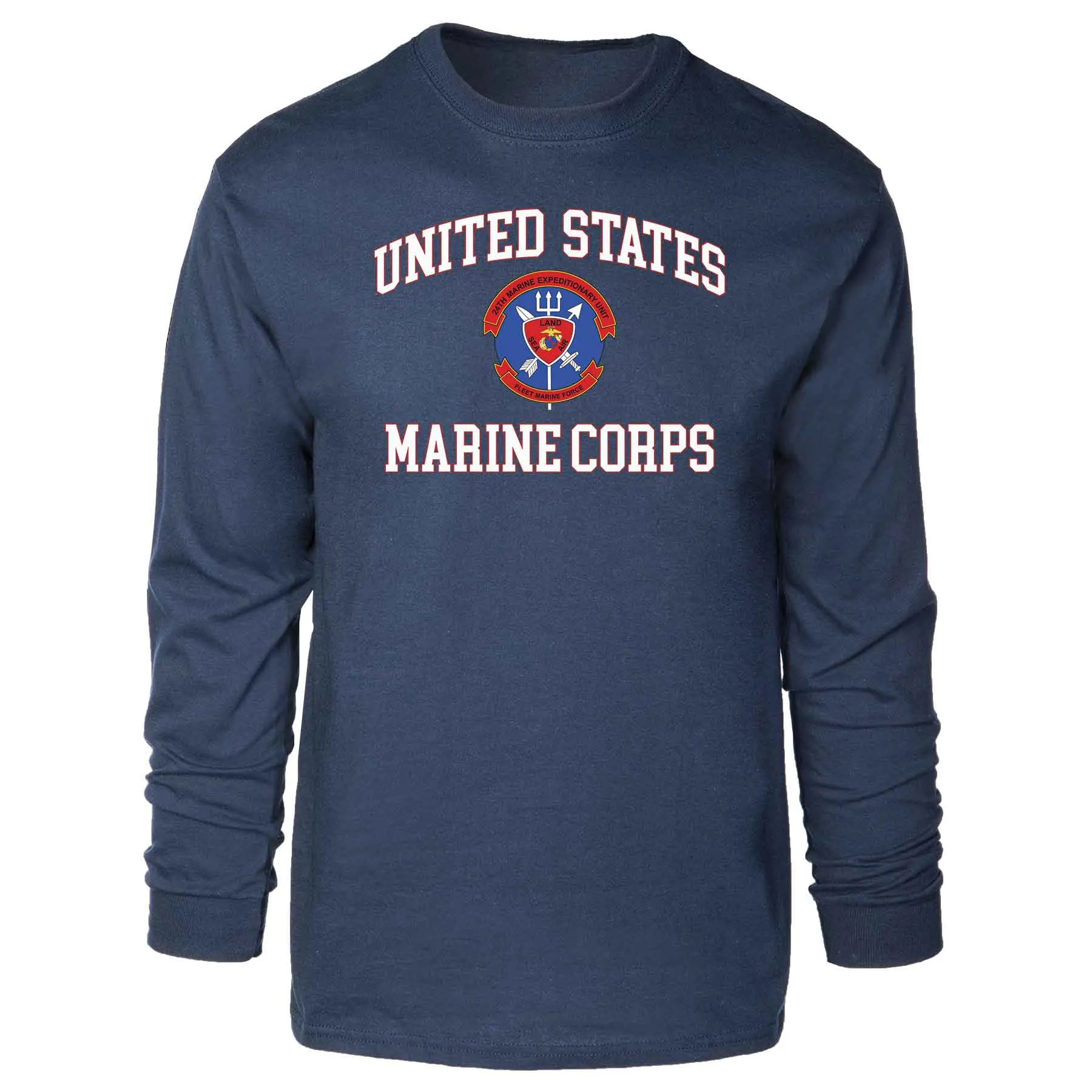 24th MEU Fleet Marine Force USMC Long Sleeve T-shirt