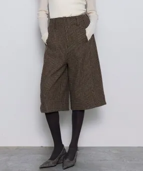 【24WINTER PRE-ORDER】Wool Wide Shorts