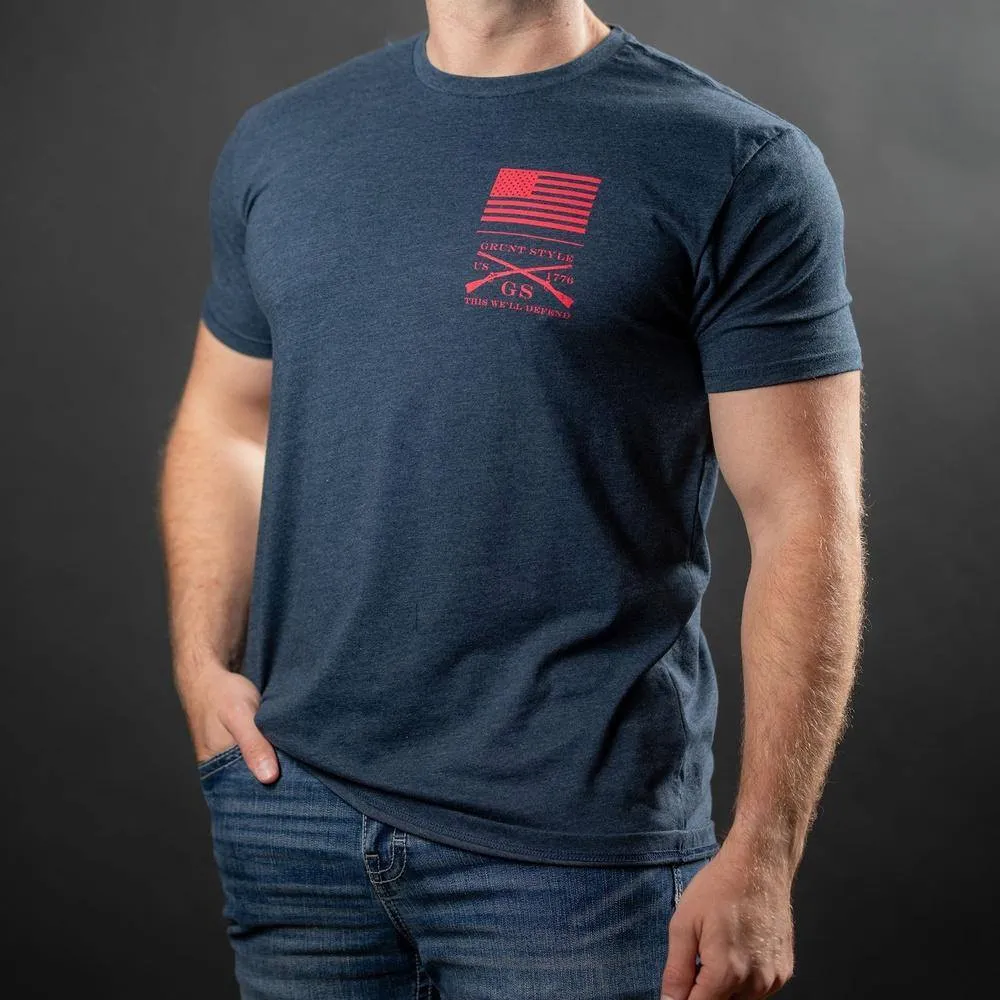 2A Stars and Stripes T-Shirt - Midnight Navy