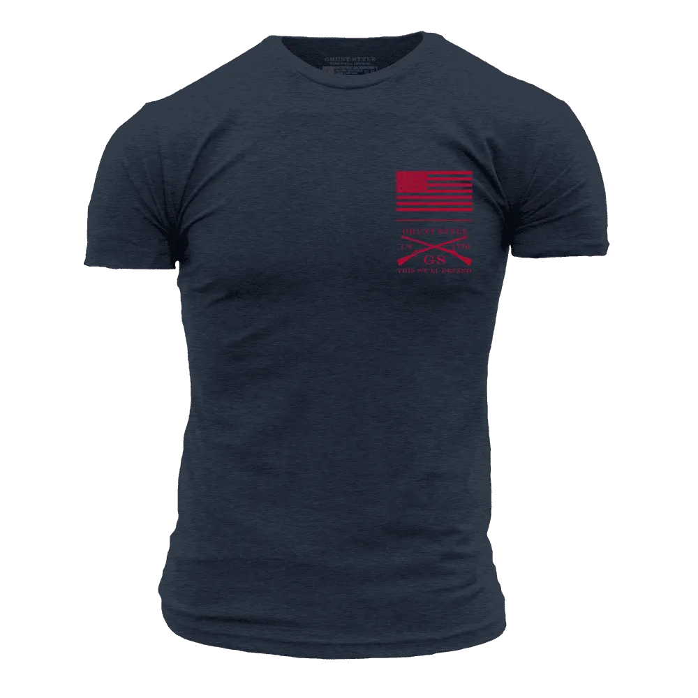 2A Stars and Stripes T-Shirt - Midnight Navy