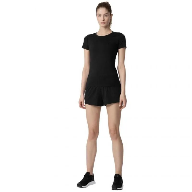 4F Womens Shorts - Deep Black