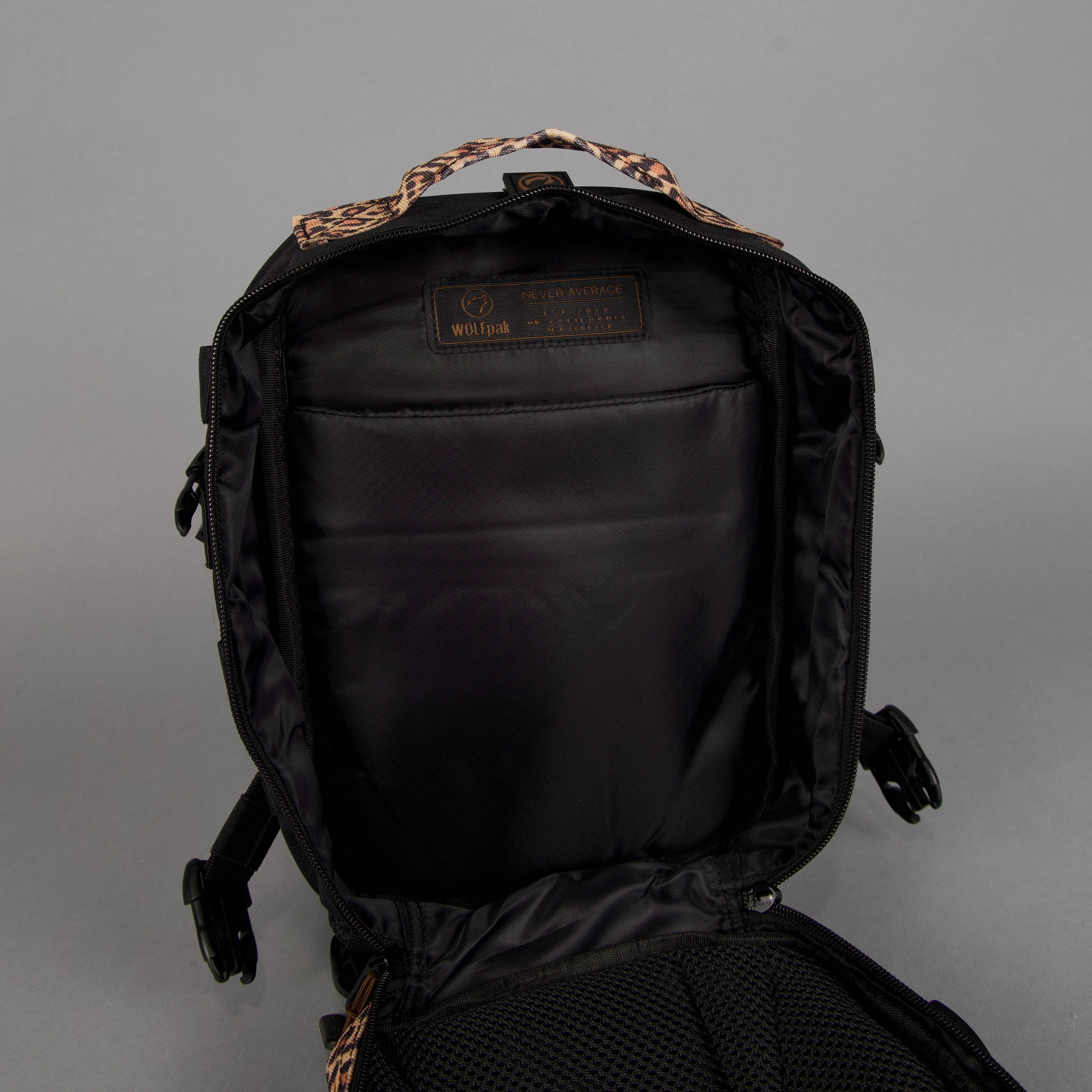 9L Backpack Mini Alpha Black Leopard Limited Edition