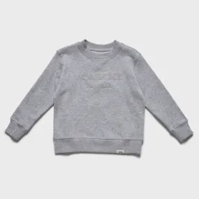 Academy Rookie - Kids Crew Sweat - oxford heather