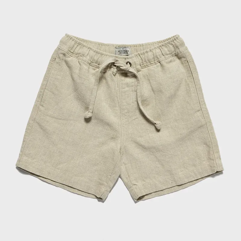 Academy Rookie - Riviera Linen Short - oatmeal