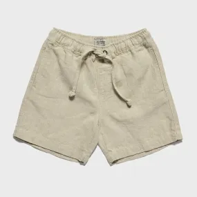 Academy Rookie - Riviera Linen Short - oatmeal