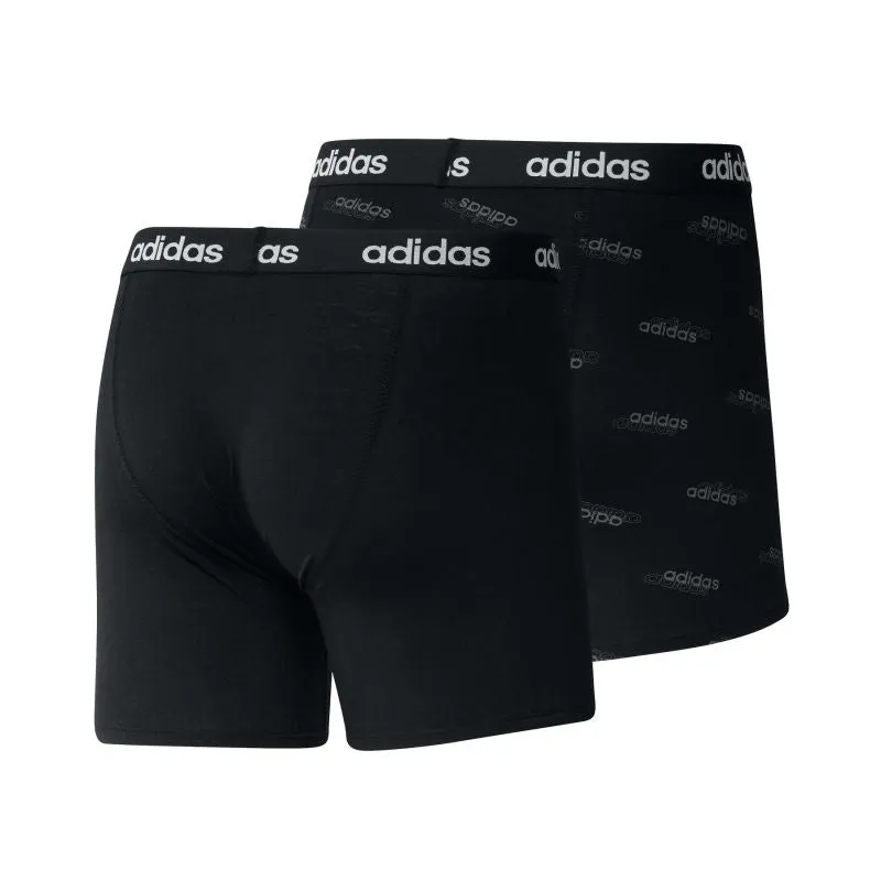 Adidas Mens Essentials Logo 2Pac Boxer Shorts - Black