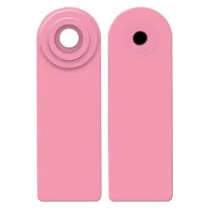 Allflex Global Sheep Ear Tags - Blank Sheep Id Tags Pink 25 Ct