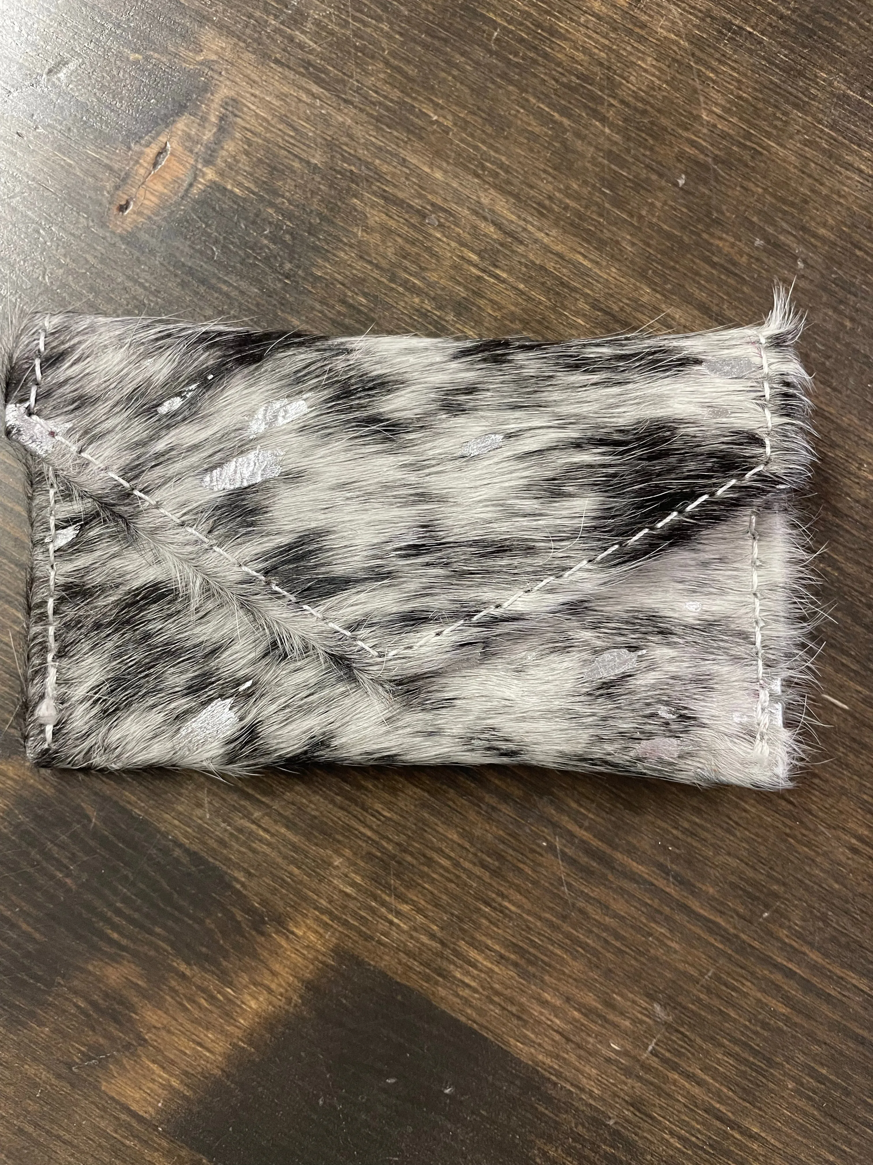 American Darling Acid Wash Cowhide Coin Purse