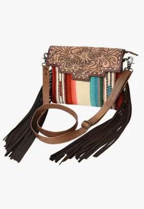 American Darling Tooled Leather Crossbody Bag