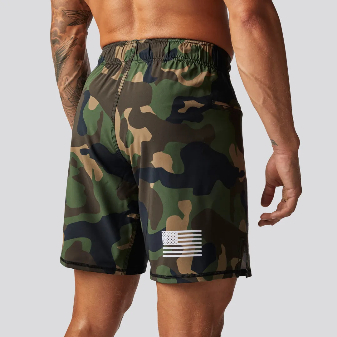 American Defender Short Velcro 3.0 (Woodland)