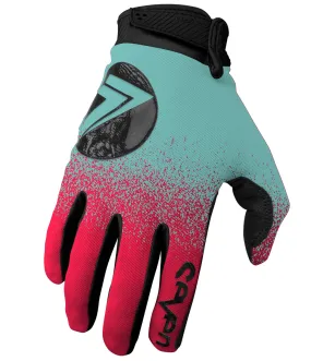 Annex 7 Dot Glove Flo Red/Blue