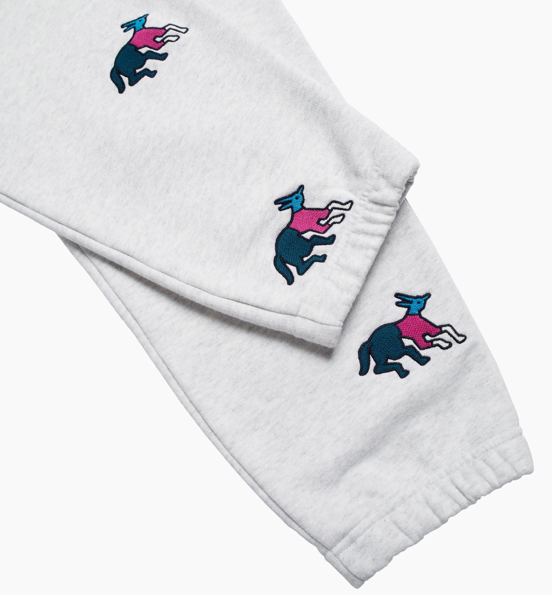 anxious dog sweat pants (ash grey)