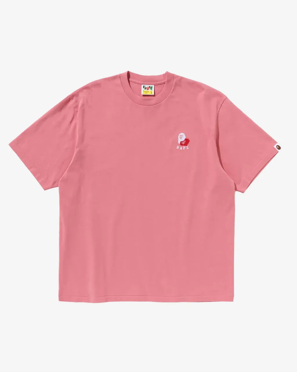 Ape Head 2 Point Relaxed FIt Tee Pink