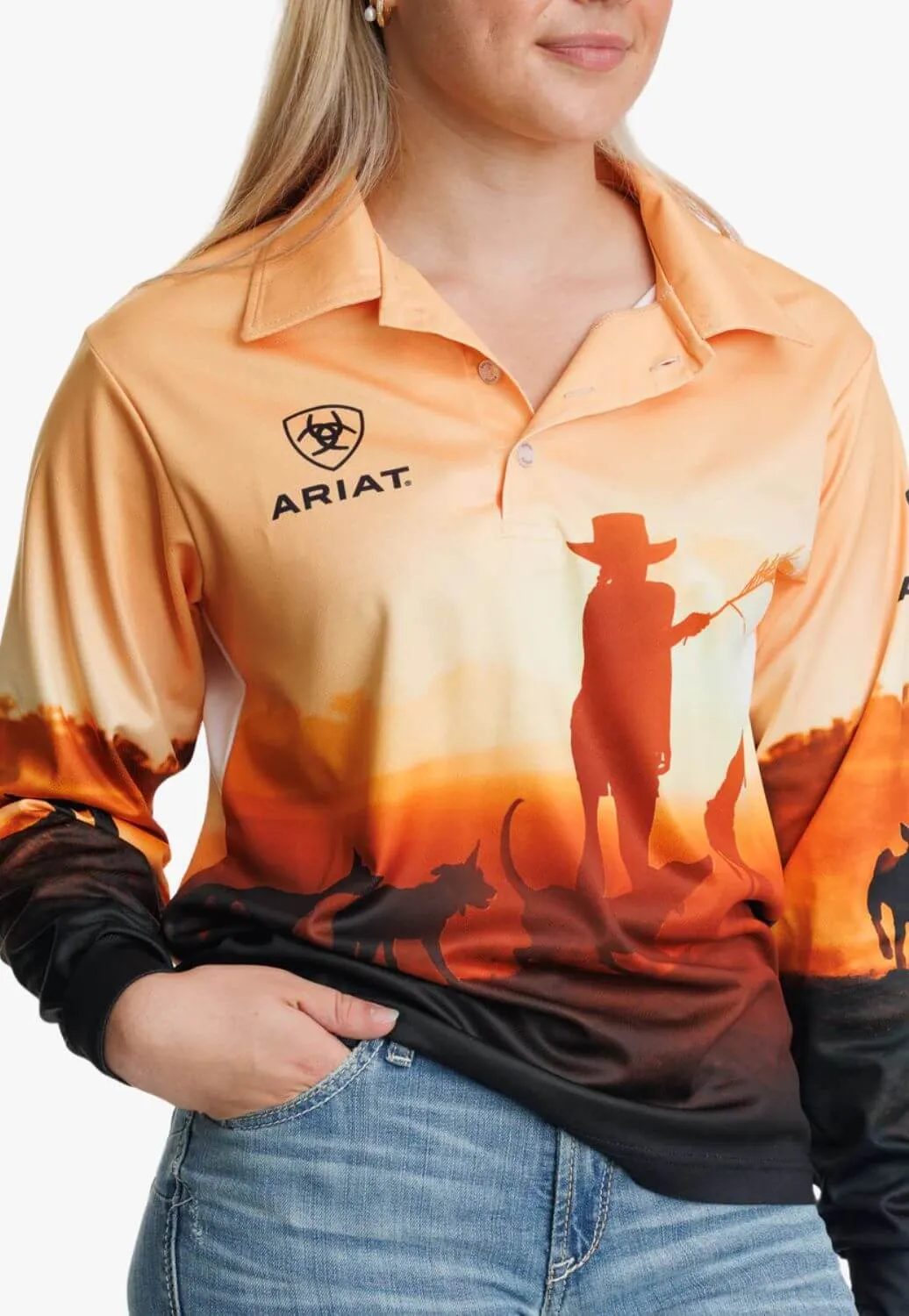 Ariat Adults Country Kids Fishing Shirt