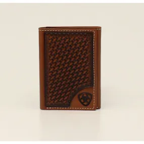 Ariat Basket Weave Trifold Wallet