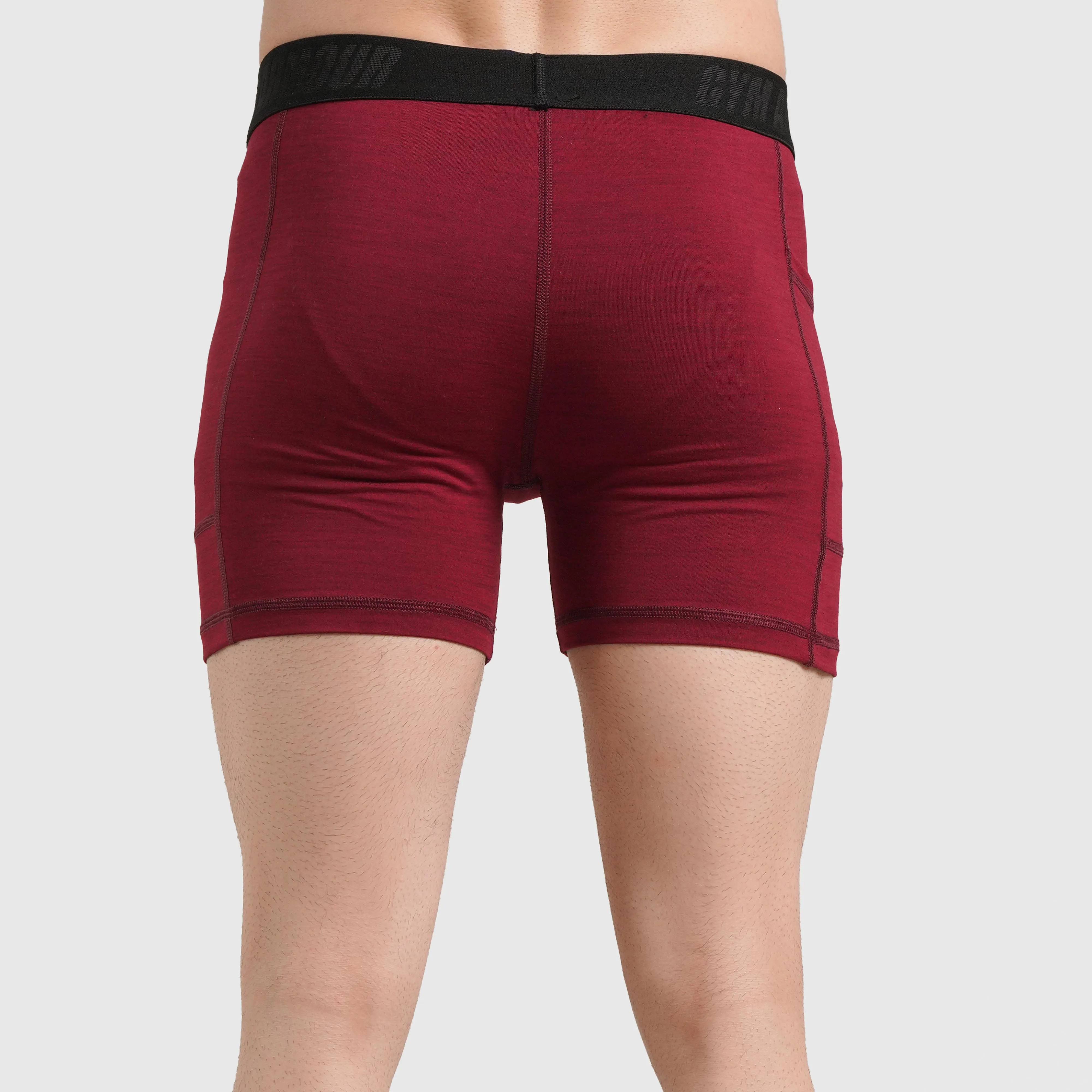 Armour Compression Boxers (MLNG-Maroon)