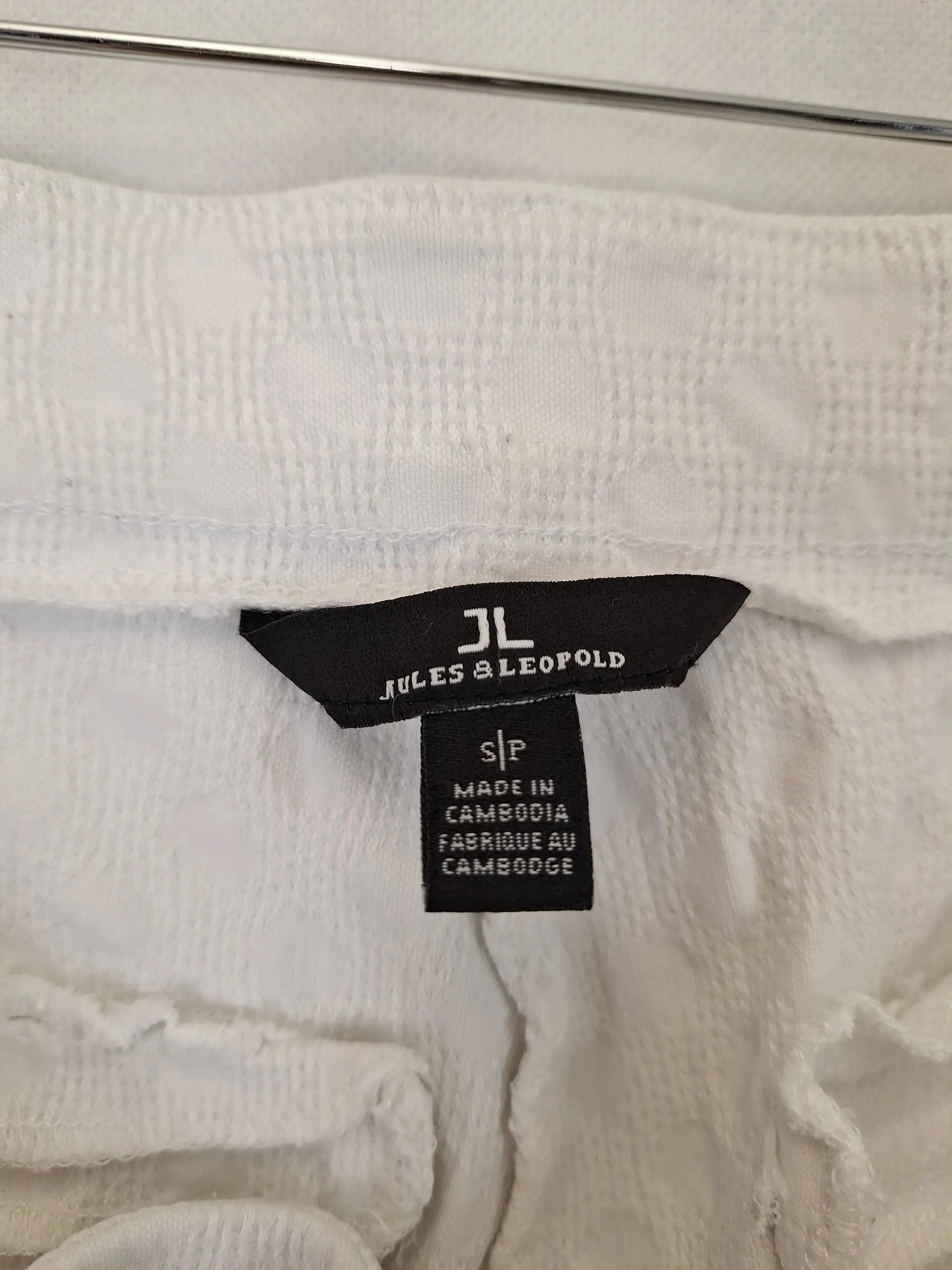 Assorted Brands Milk White Textured Stretch Pants Size S